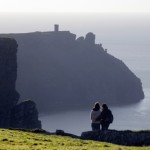 Couple at the cliffs